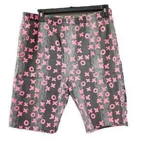 Big Sur California Mens Shorts Size LARGE XOXO Design Weak Elastic Waist Pockets